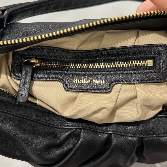 Reike Nen | Black Leather Croissant Bag - Picture 8 of 10